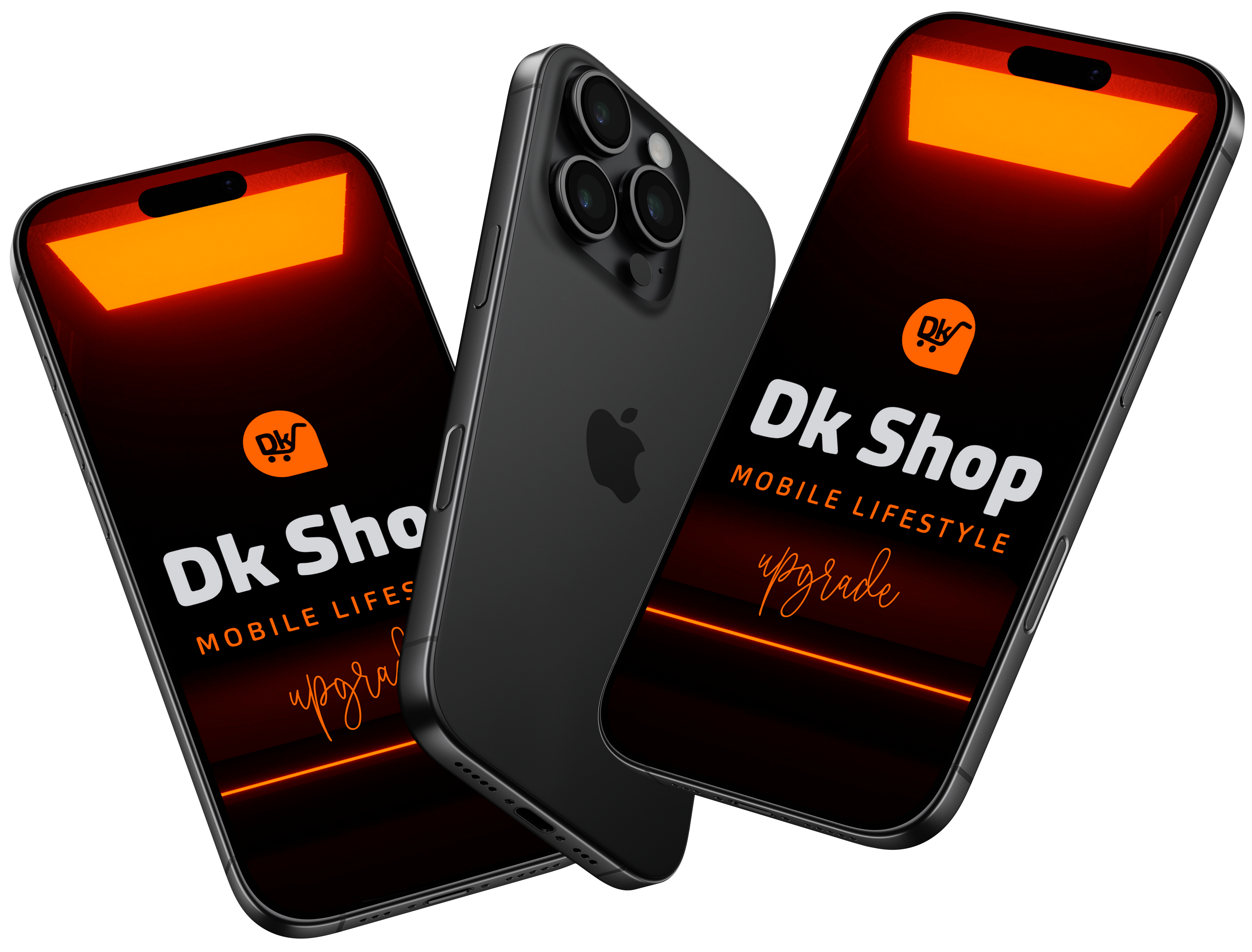 mockup do Iphone 16 Pro Max da DK Shop em Bauru